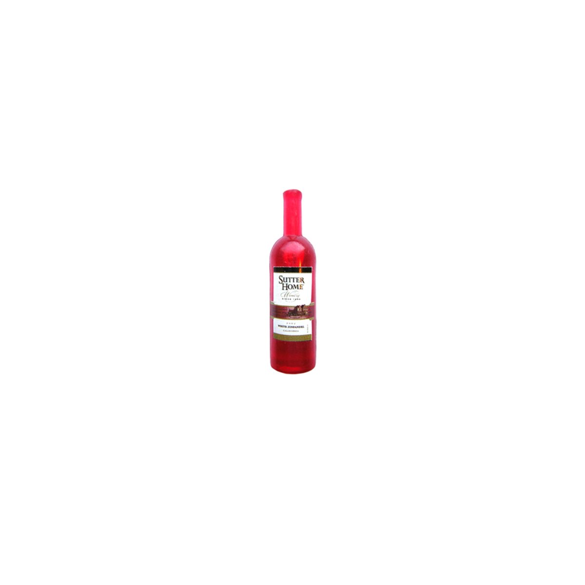 Konstgjord flaska rosevin – miniatyr (3,5 cm) - Bild 2