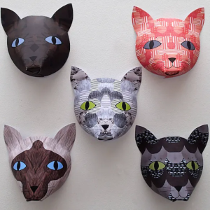 Kattdekorationer – DIY-kit – Black Rabbit