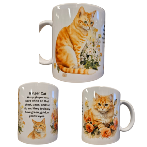 Mugg – Cat Breeds – Ginger Cat – Porslin – 325 ml