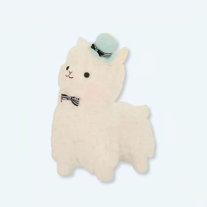 Mr llama blå plysch