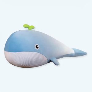 Xxl pastellfärgad val plysch
