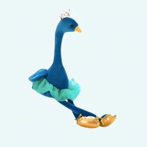 Blå flamingo plysch