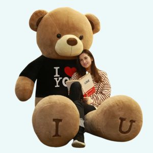 Jätte teddybjörn kärlek tshirt