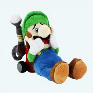 Fylld leksak skrämda luigi